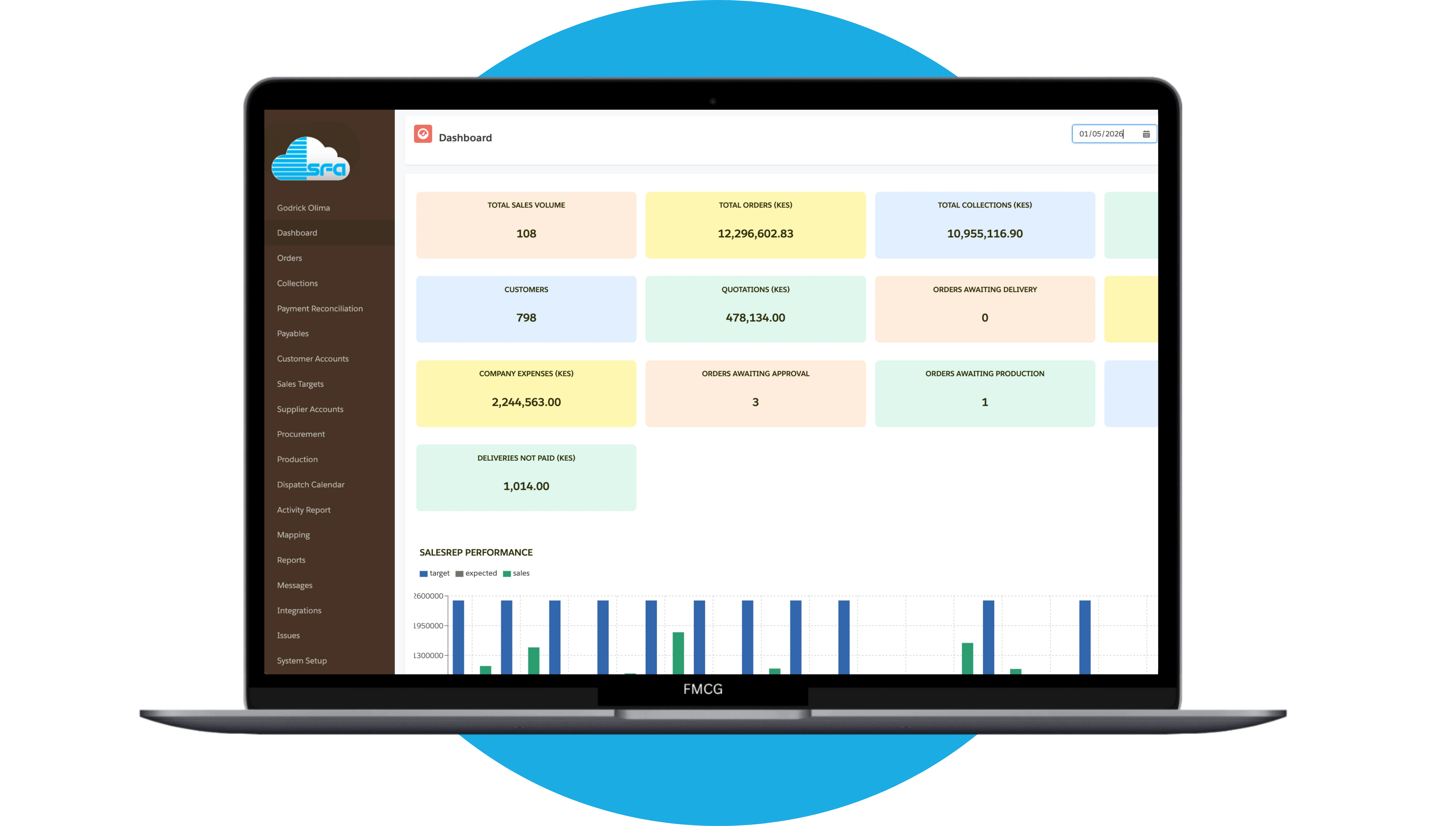 Illustration for software in action