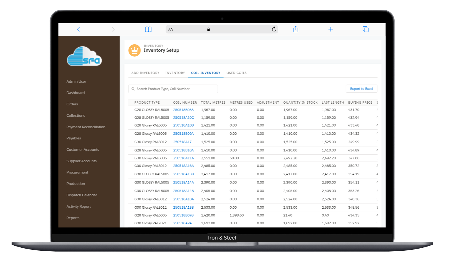 Iron & Steel Solution Overview