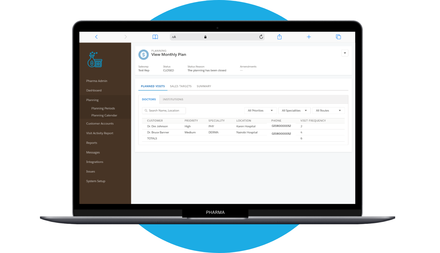 Illustration for software in action